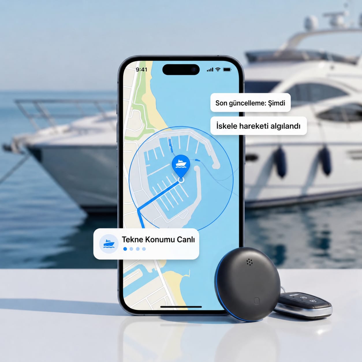 MeyaTech™ Akıllı GPS Takip Cihazı - Android ve Apple ile Uyumlu